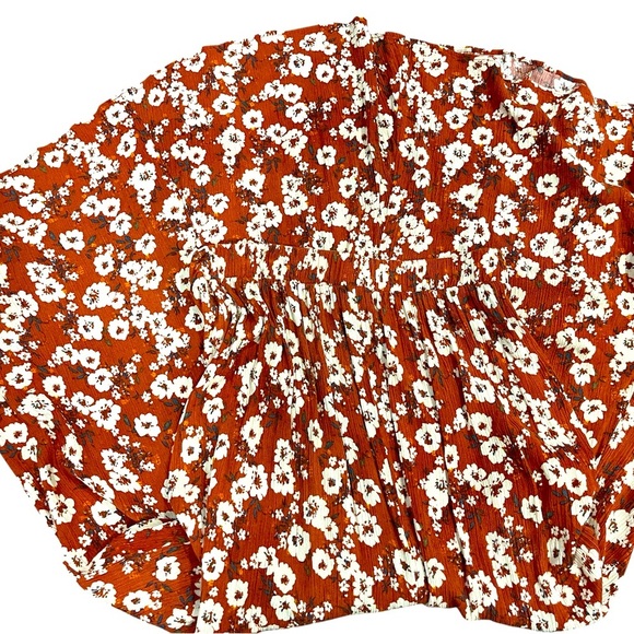 BOBEAU Godet Maxi Skirt In Picante Floral Small - Picture 2 of 4